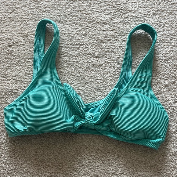 BILLABONG teal bikini top Size S - Picture 2 of 4